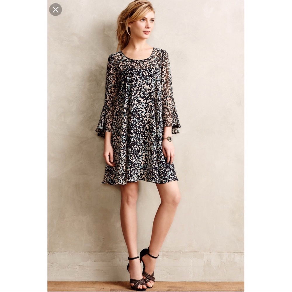 Paper Crown Endora Swing Dress in Droplets